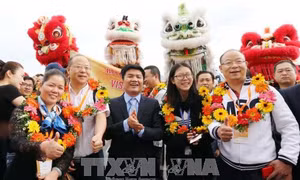 Đà Nẵng đón đoàn du khách quốc tế 'xông đất' năm 2018
