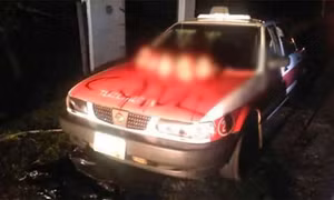 Phát hiện 5 đầu người trên nắp chiếc taxi bỏ lại ven đường Mexico