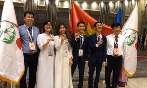 Thí sinh Việt Nam giành điểm cao nhất tại Olympic sinh học quốc tế
