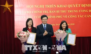Công bố quyết định về công tác cán bộ tại Bộ Lao động Thương binh và Xã hội