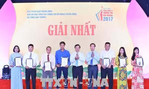 Trao Giải thưởng toàn quốc về thông tin đối ngoại năm 2017 