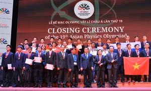 Việt Nam xuất sắc giành 4 Huy chương Vàng tại Olympic Vật lý châu Á lần thứ 19