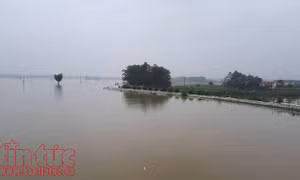 Huyện Chương Mỹ ra công văn hỏa tốc về tình hình ngập lụt