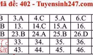 Môn thi tiếng Anh kỳ thi THPT Quốc gia: Đề ưu tiên và đáp án 24 mã đề tiếng Anh