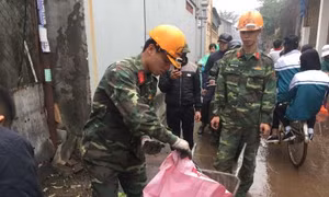 Chốt trực kiểm soát xe vận chuyển, mua bán phế liệu sau vụ nổ ở Bắc Ninh