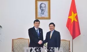 Phó Thủ tướng Phạm Bình Minh tiếp đoàn nghị sĩ Nhật Bản