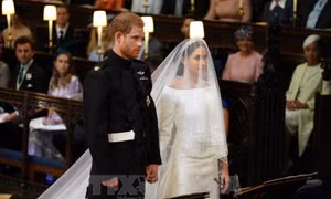 Bắt đầu cử hành hôn lễ Hoàng gia Anh tại lâu đài Windsor