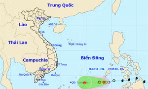 Bão Sanba suy yếu thành áp thấp nhiệt đới gần Biển Đông