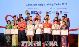 Tiếp nhận hơn 1.000 đơn vị máu tại Ngày hội 'Giọt hồng xứ Lạng' 