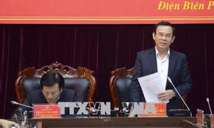 Đoàn công tác Ban Bí thư chỉ đạo Hội nghị kiểm điểm Ban Thường vụ Tỉnh ủy Điện Biên