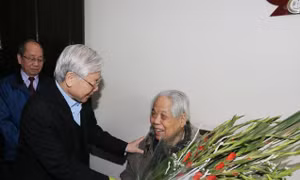 Lãnh đạo Đảng, Nhà nước chúc thọ nguyên Tổng Bí thư Đỗ Mười