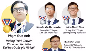 Bốn thí sinh Việt Nam đều giành huy chương Olympic Hóa học quốc tế 2018