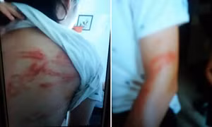 Bố đẻ bạo hành hai con dã man ngay giữa Thủ đô