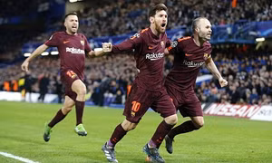 Chelsea ‘tuột tay’ chiến thắng trong gang tấc, Lionel Messi ‘phá dớp’ ghi bàn