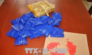 Bắt trùm ma túy cùng 42.000 viên hồng phiến