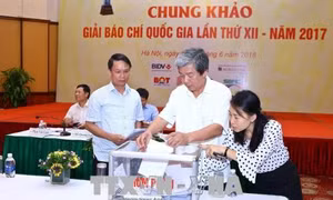 105 tác phẩm xuất sắc sẽ được vinh danh tại Lễ trao Giải Báo chí quốc gia năm 2017