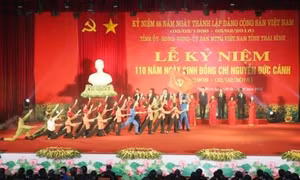 Lễ kỷ niệm 110 năm Ngày sinh đồng chí Nguyễn Đức Cảnh 