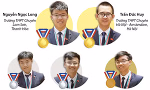 Việt Nam giành 2 Huy chương Vàng Olympic Vật lý 2018 