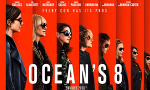 'Ocean's 8' thống trị các rạp chiếu phim khu vực Bắc Mỹ