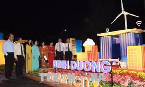 Khai mạc đường hoa xuân Mậu Tuất năm 2018 tại tỉnh Bình Dương