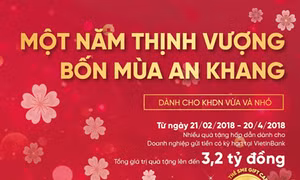VietinBank cùng khách hàng SME 'Một năm thịnh vượng, Bốn mùa an khang'