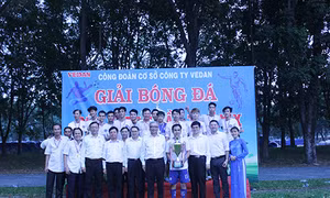 Sôi động giải bóng đá Cúp Vedan lần thứ 19 - năm 2018