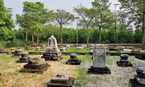  Khai quật mộ cổ tại Khu di tích quốc gia đặc biệt nhà Trần 