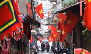 Khoảng khắc yên bình của Hà Nội ngày đầu năm mới