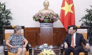 Phó Thủ tướng Phạm Bình Minh tiếp Đại sứ Tây Ban Nha 