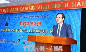 Giải A Báo chí Quốc gia có thể được thưởng tới 100 triệu đồng