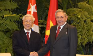Điện cảm ơn của Tổng Bí thư Nguyễn Phú Trọng gửi đồng chí Raul Castro Ruz 