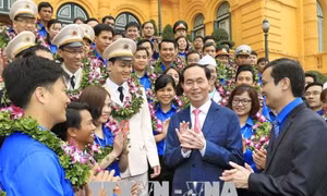 Chủ tịch nước Trần Đại Quang: Tuổi trẻ phải luôn là lực lượng xung kích