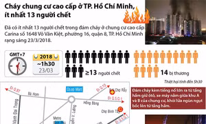 Vụ cháy nghiêm trọng tại TP. Hồ Chí Minh: Các nạn nhân chết chủ yếu do ngạt khói