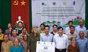 Hỗ trợ người dân Quảng Ngãi chống chịu với tác động của biến đổi khí hậu 