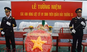 Tinh thần quả cảm trong trận Gạc Ma đã hun đúc ý chí chiến sĩ Trường Sa hôm nay