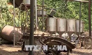 Nổ lò hơi xưởng chiết xuất tinh dầu quế ở Lào Cai
