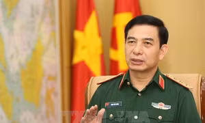 Thượng tướng Phan Văn Giang tiếp Tư lệnh Hải quân Hàn Quốc 