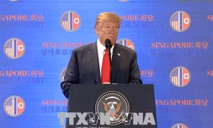 Tổng thống Trump thảo luận cách thức kiểm chứng tiến trình phi hạt nhân hóa Triều Tiên