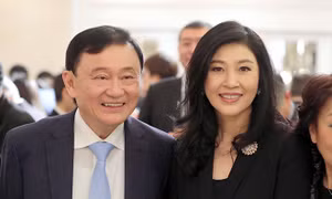 Đang sống lưu vong, hai anh em cựu Thủ tướng Thaksin cùng dự tiệc ở Tokyo