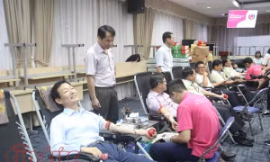 Phát động chương trình Hiến máu tình nguyện tại khu công nghiệp