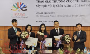 Thỏi nam châm hình hoa sen được chọn làm logo APHO 2018