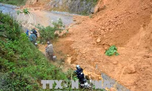 Điện Biên: Nguy cơ sạt lở trên các tuyến đường trọng điểm, huyết mạch 