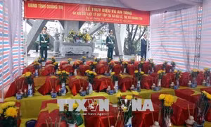 Quảng Trị tìm kiếm và cất bốc 12 bộ hài cốt liệt sỹ 