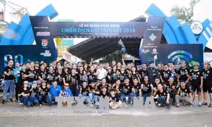 Trên 2.000 thanh niên ra quân Chiến dịch Giờ Trái đất 2018