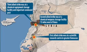 Nhìn lại toàn cảnh chiến dịch không kích Syria của Mỹ, Anh, Pháp