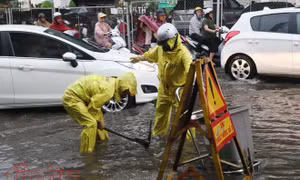 Kinh phí đầu tư cho một công trình hầm thu nước nhân tạo chống ngập là 25 tỷ đồng