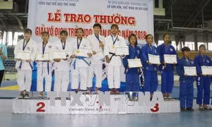 TP Hồ Chí Minh Nhất toàn đoàn Giải vô địch trẻ Judo toàn quốc năm 2018 