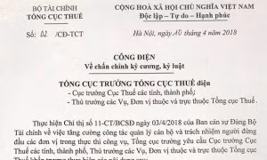 Giám sát công chức thường xuyên tiếp xúc với người nộp thuế