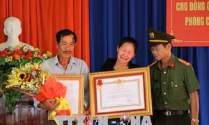 Truy tặng Huân chương Dũng cảm cho Thượng sỹ Công an hy sinh thân mình cứu người đuối nước 