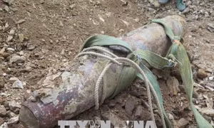 Hủy nổ thành công quả bom Mỹ nặng 150 kg tại thành phố Điện Biên Phủ